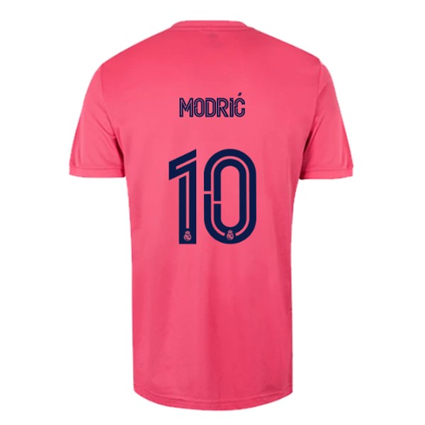 Maillot Football Real Madrid Exterieur NO.10 Modric 2020-21 Rose